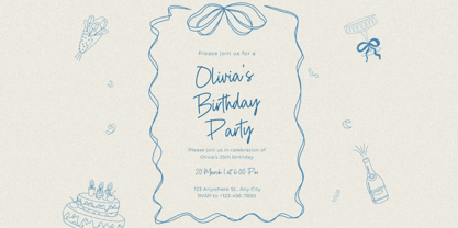 Amorty Bosworth Font Poster 10