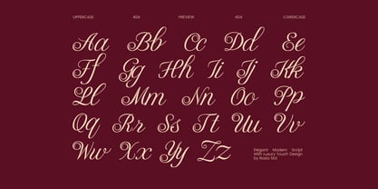 Avonia Font Poster 2