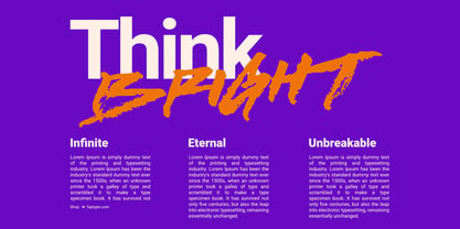Stroked Brush Font Poster 9
