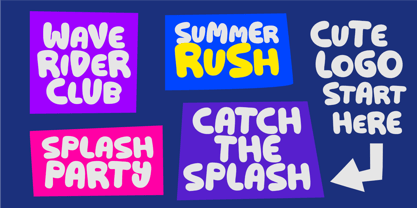 Speed Boat Font Poster 4