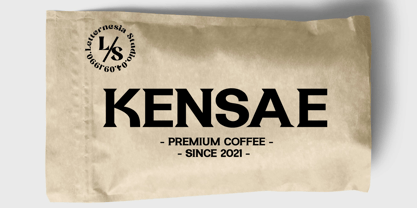 Kensae Font Poster 4