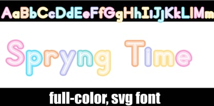 Spryng Font Poster 4