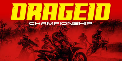 Borone Racing Font Poster 3