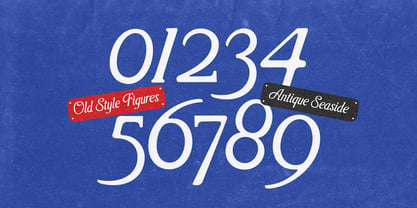Antique Seaside Font Poster 9