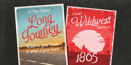 Antique Seaside Font Poster 4