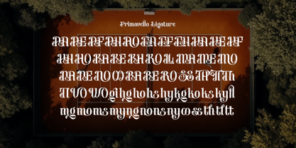 Primavello Font Poster 10