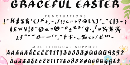 Graceful Easter Font Poster 5