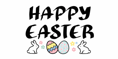 Graceful Easter Font Poster 2