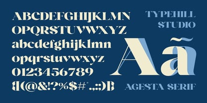 Agesta Serif Font Poster 15