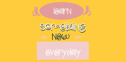 PN Pollyposies Font Poster 4
