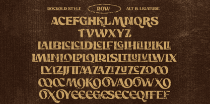 Rockold Font Poster 14