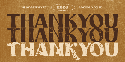 Rockold Font Poster 15