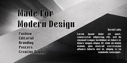 Arqon Font Poster 8