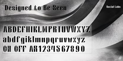 Arqon Font Poster 3