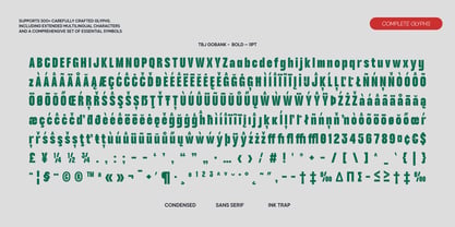 TBJ Gobank Font Poster 14