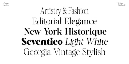 Casimo Font Poster 5