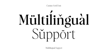 Casimo Font Poster 15