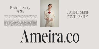 Casimo Font Poster 2