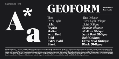 Casimo Font Poster 10