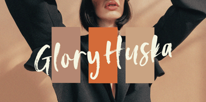 Hanlena Brush Font Poster 9