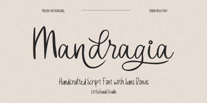 Mandragia Font Poster 1