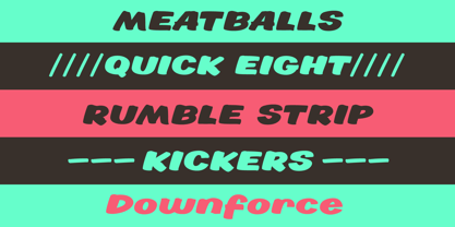 Victory Lane Font Poster 14