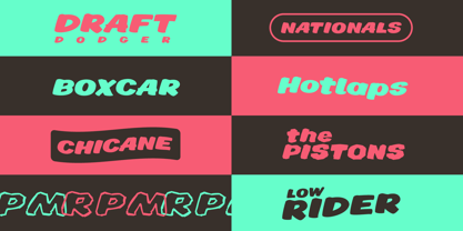 Victory Lane Font Poster 10