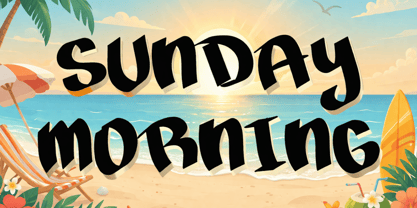 Golden Summer Font Poster 2