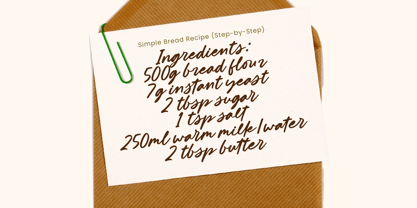 Barlinotes Font Poster 6