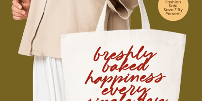 Barlinotes Font Poster 3