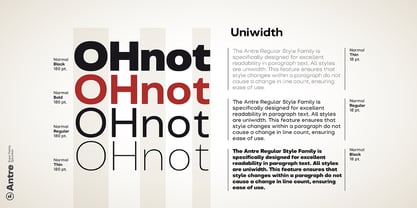 Antre Font Poster 9
