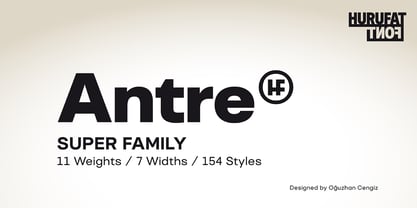 Antre Font Poster 5
