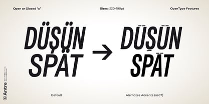 Antre Font Poster 11