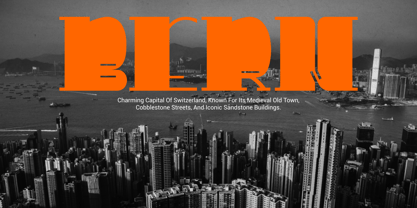 Elviro Font Poster 2