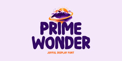 Prime Wonder Font Poster 1