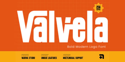 Valvela Font Poster 1