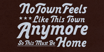 Belvona Font Poster 4