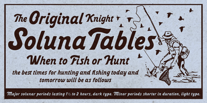 Belvona Font Poster 2