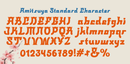 Amitsuya Font Poster 2
