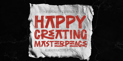 Everdeath Font Poster 15