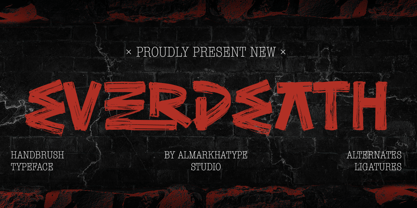 Everdeath Font Poster 1