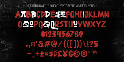 Everdeath Font Poster 13