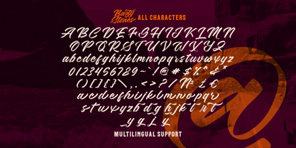 Barty Stones Font Poster 10
