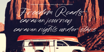 Rustic Diary Font Poster 4