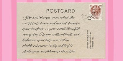 Rustic Diary Font Poster 3