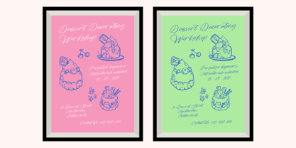 Rustic Diary Font Poster 12