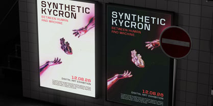 Kycron Font Poster 12