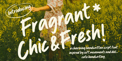 Fragrant Chic & Fresh Font Poster 1