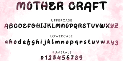 Mother Craft Font Poster 4