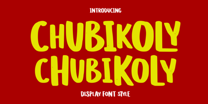 Chubikoly Font Poster 1